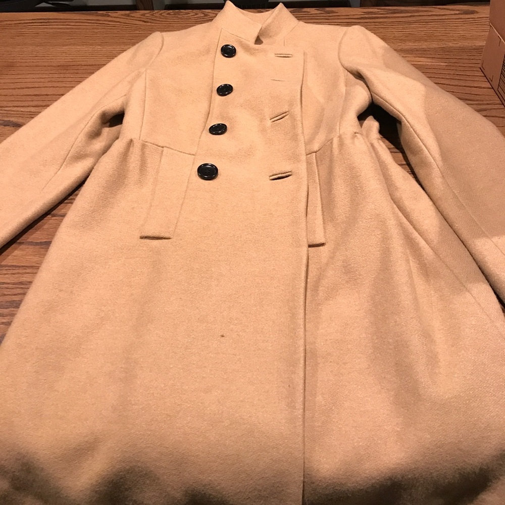 Tan Women's Banana Republic Pea Coat